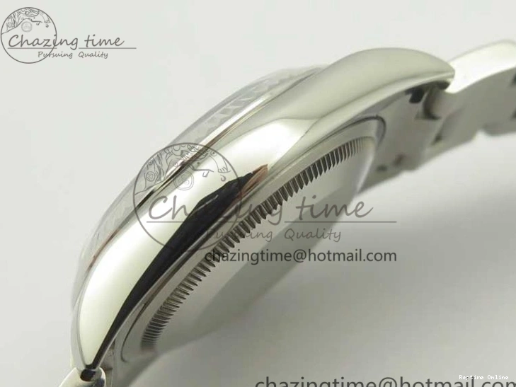 0125 DateJust 36 SS 116234 Fluted Bezel DJF Best Edition Blue Dial Stick Markers on SS Oyster Bracelet A Affordable 3373